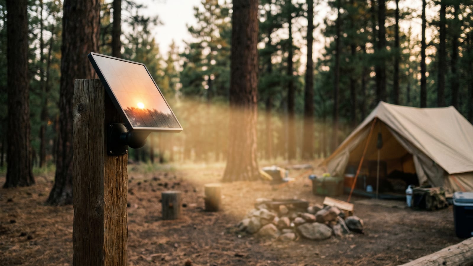 Solar Spotlight Camp Security That Actually Works